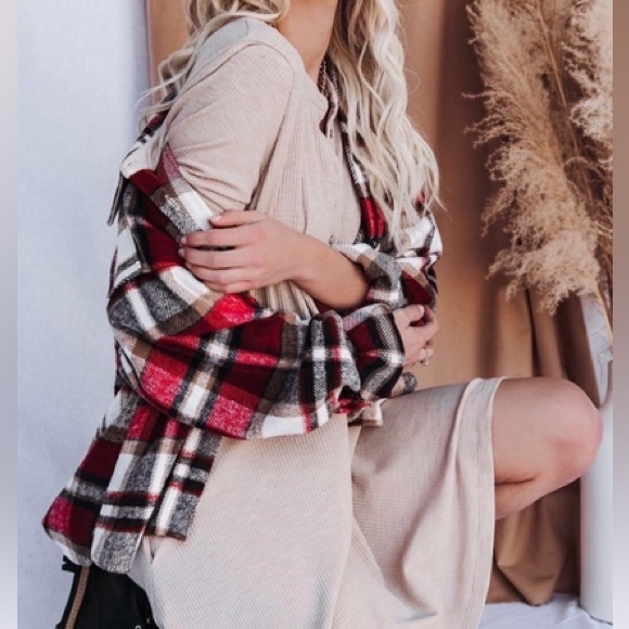 NWT FLAWLESS LIVERPOOL PLAID BUTTON DOWN SHACKET, Sz.S, BNWTIB - Picture 14 of 16